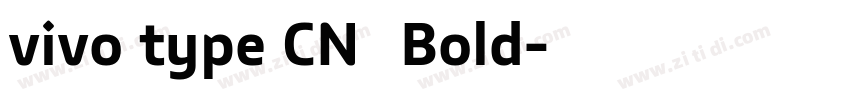 vivo type CN繁 Bold字体转换